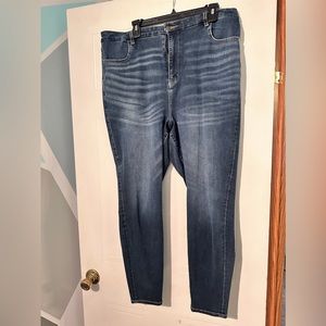 American Eagle super high rise skinny jeans